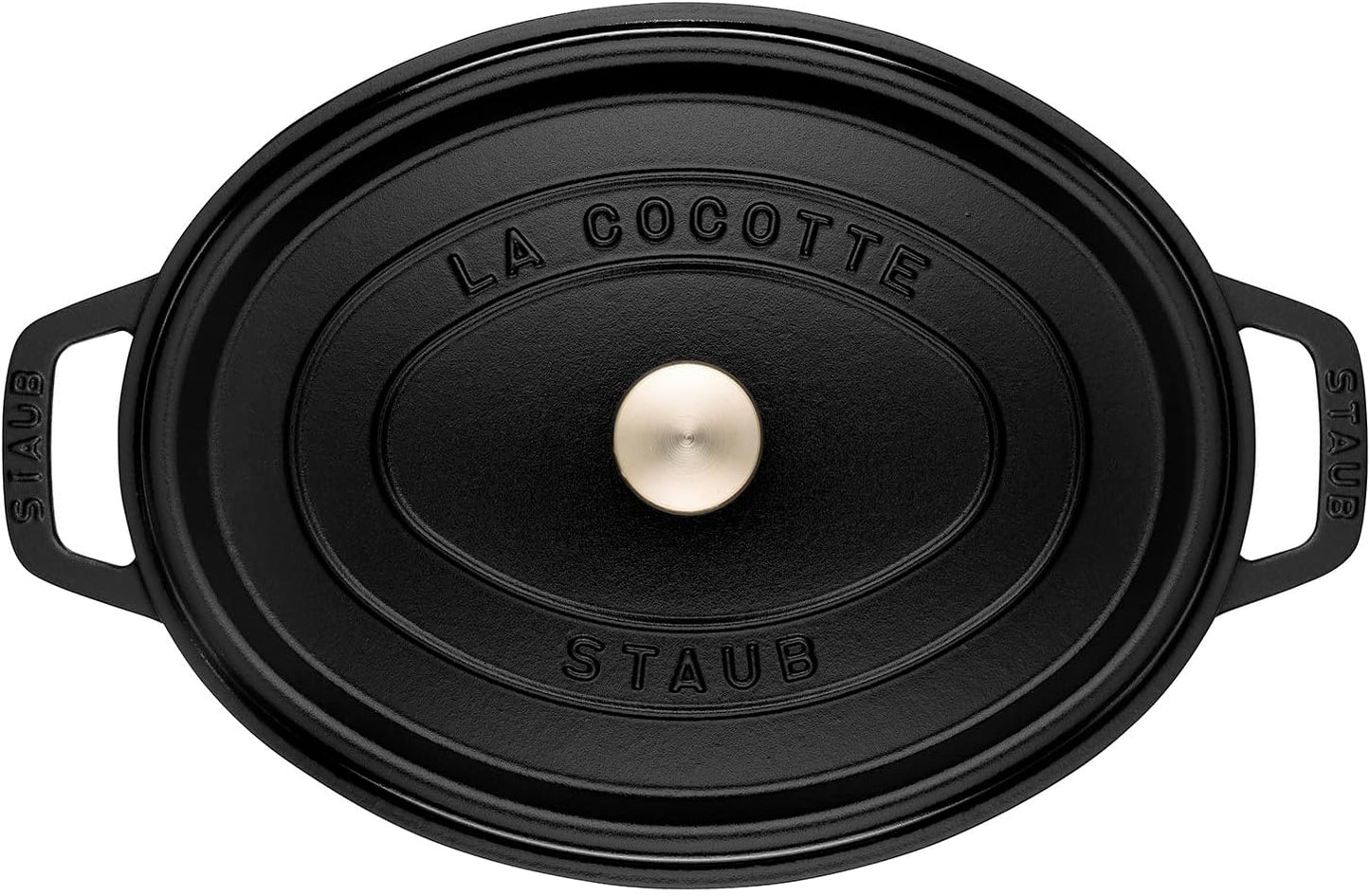 Staub Oval Dutch Oven 8.5-Quart Matte Black