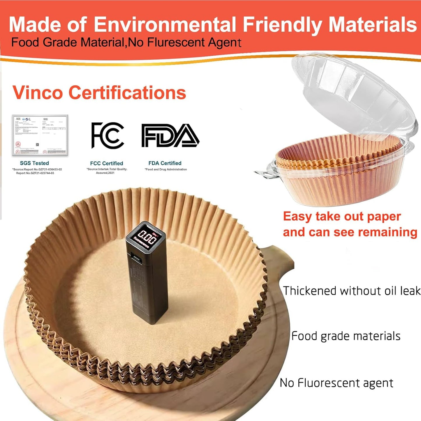 Small Air Fryer Liners Disposable for 2 3qt Air Fryer, Round Mini Air Fryer Liners for Cosori Gourmia Chefman Air Fryer