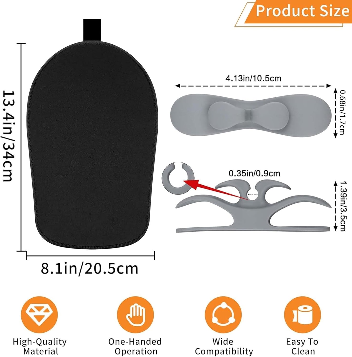 Sliding Mat for Kitchenaid Mixer with 2 Grey Kitchen Accessories, Mixer Mover Slider Mat Pad for Kitchenaid 4.5-5 Qt Tilt-Head Stand Mixer, Kitchen Appliance Slider Mat, Kitchen Aid Mixer Accessories