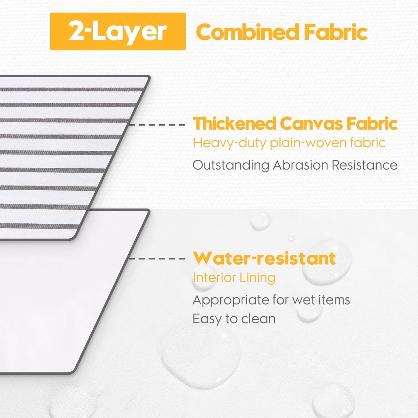 Hinwo 102L XXL Storage Bins, 4-Pack Closet Organizers and Storage, Foldable Clothes Storage Baskets with Handles, Containers for Clothing, Blanket, Comforters, Toys, Bedding (Gray Stripe)