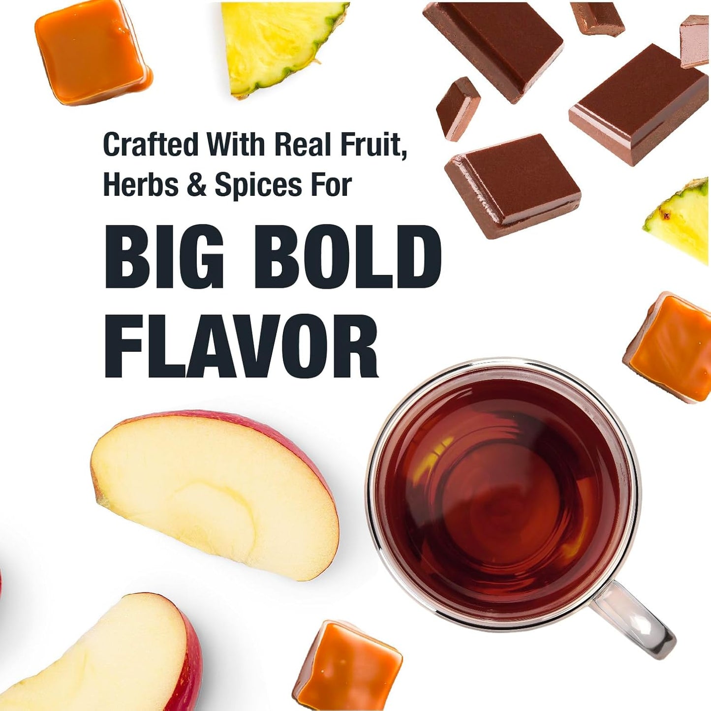 Tiesta Tea - Brownie Batter - Chocolate Caramel Herbal Tea - Loose Leaf Tea Blend - Non-Caffeinated Herbal Tea - Make Hot or Iced Tea Up to 40-50 Cups - 6 oz Refillable Tin