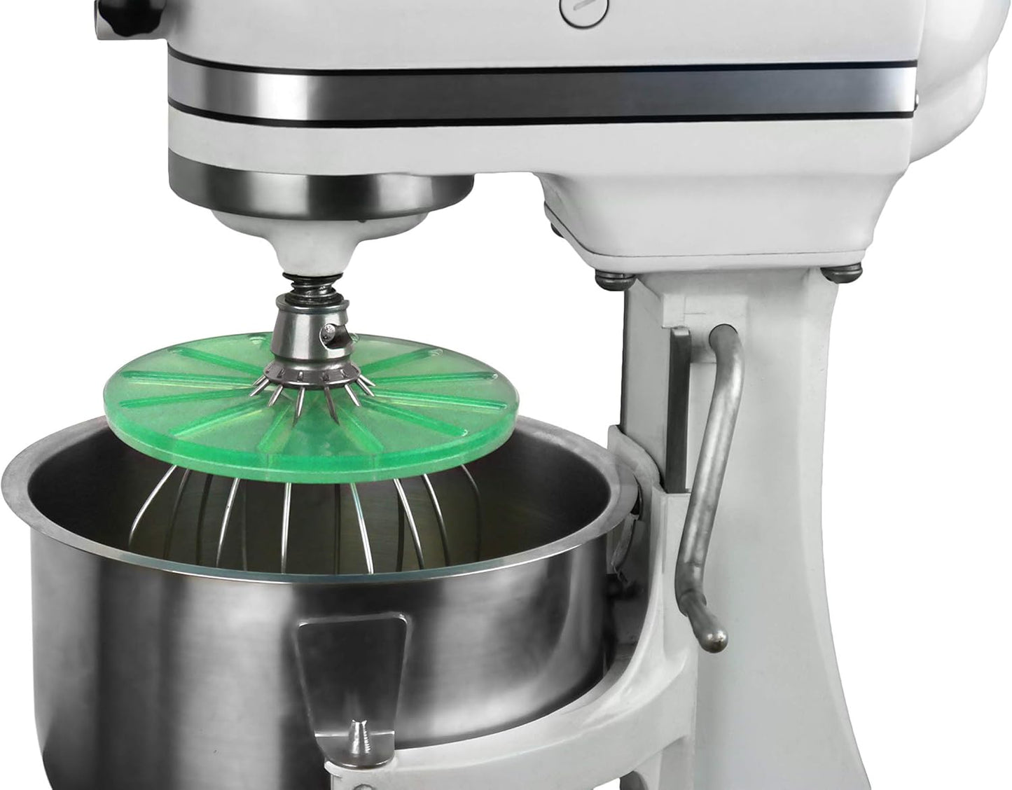 Whisk Wiper® PRO compatible with KitchenAid Bowl-Lift Stand Mixers - Mix Without The Mess - The Ultimate Stand Mixer Accessory - Only Compatible With 6-Wire Whisks (Aquamarine)