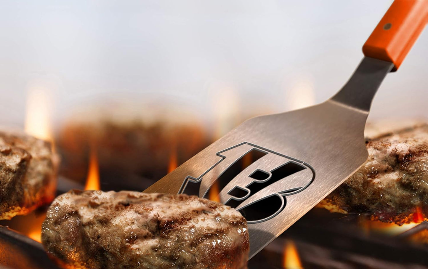 YouTheFan NFL 18" Stainless Steel Sportula (Spatula) with Bottle Opener