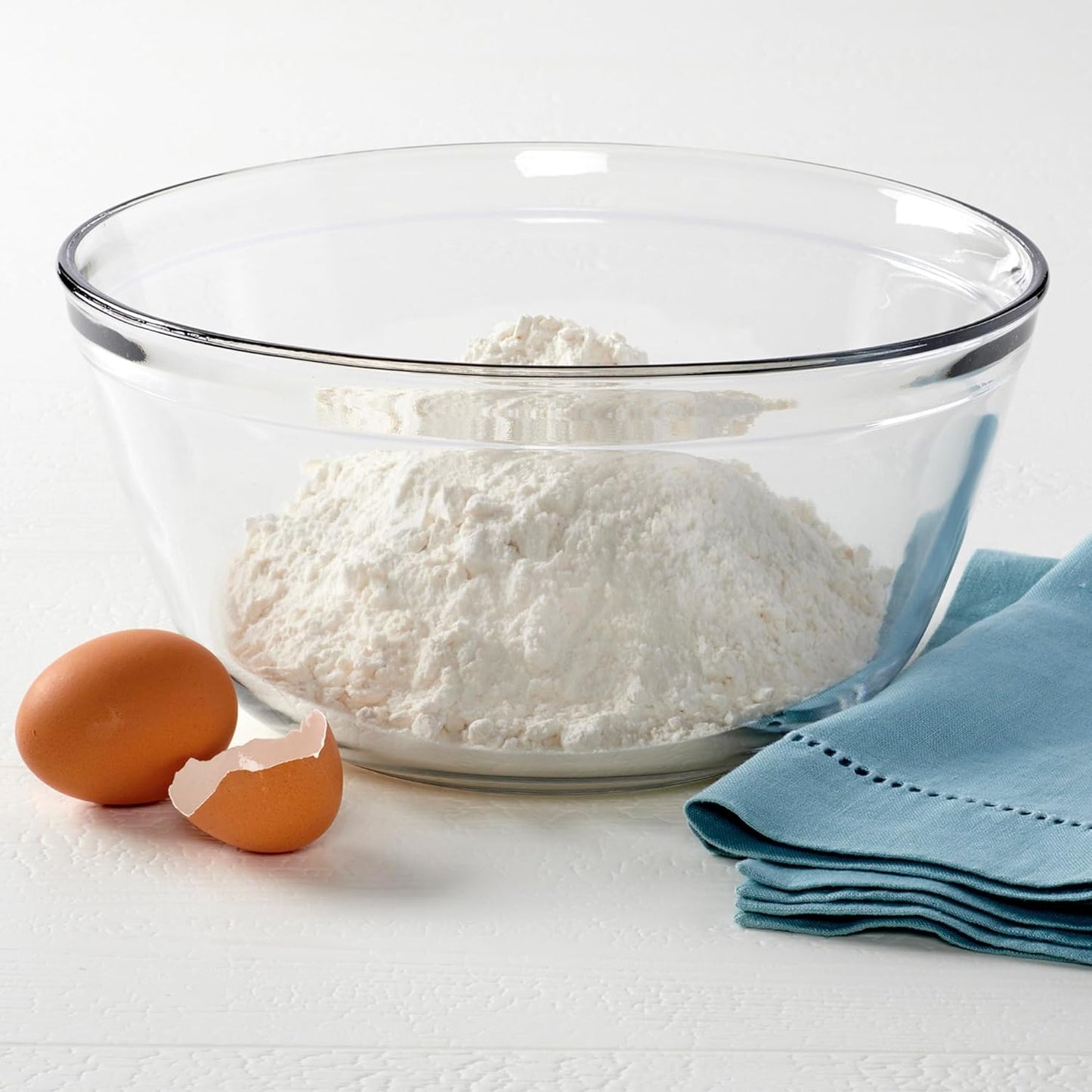 Anchor Hocking Glass Mixing Bowl, 4-Quart