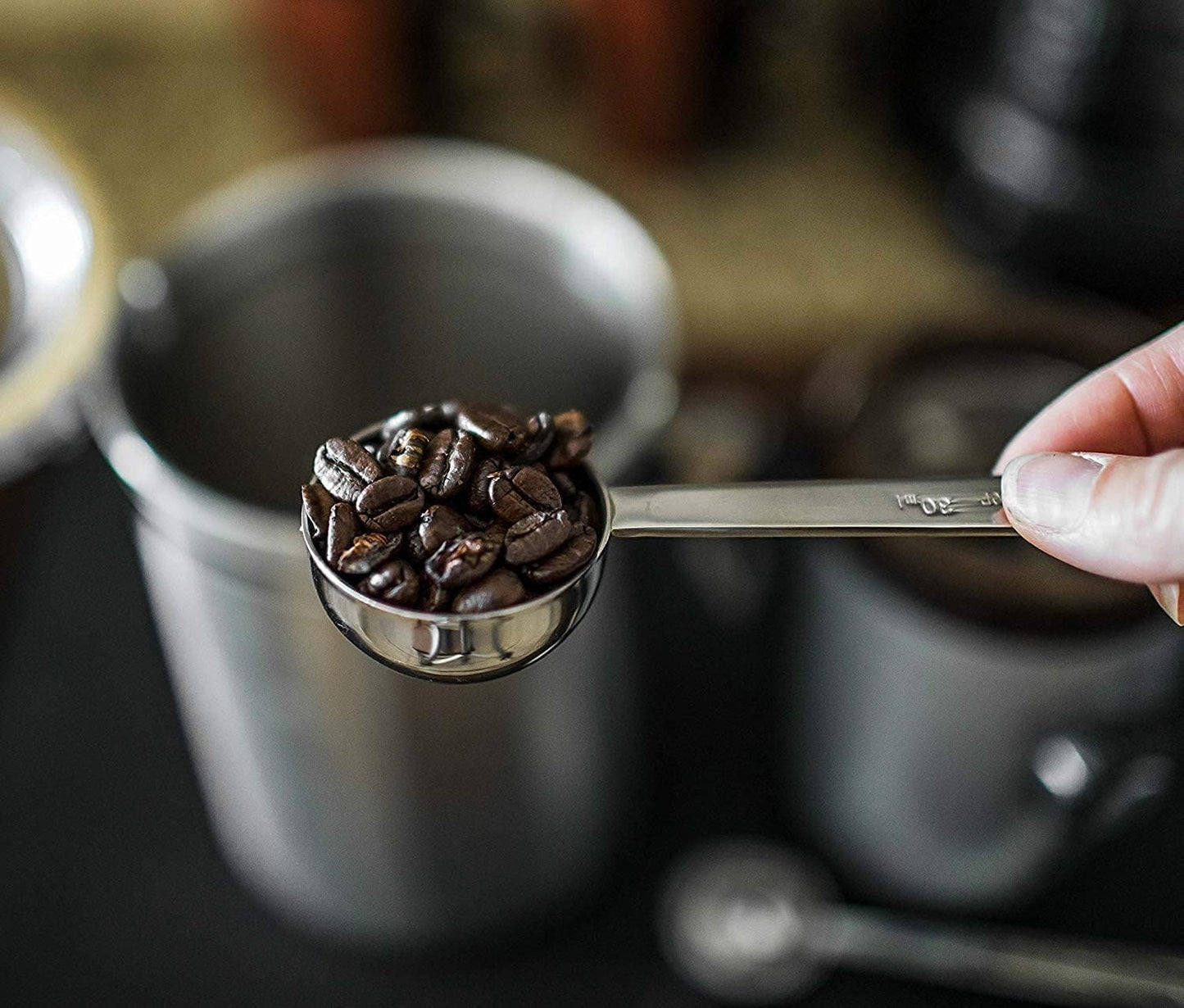 15ml Coffee Scoop, Stainless Steel 1 Table Spoon