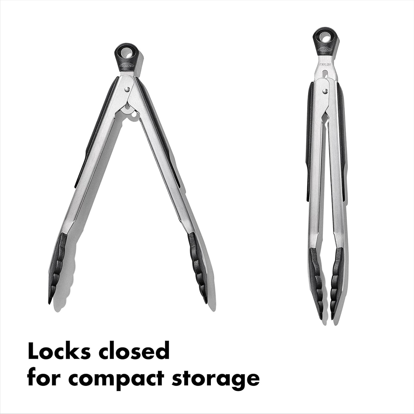 OXO Good Grips 2-Piece Tongs with Nylon Heads Set