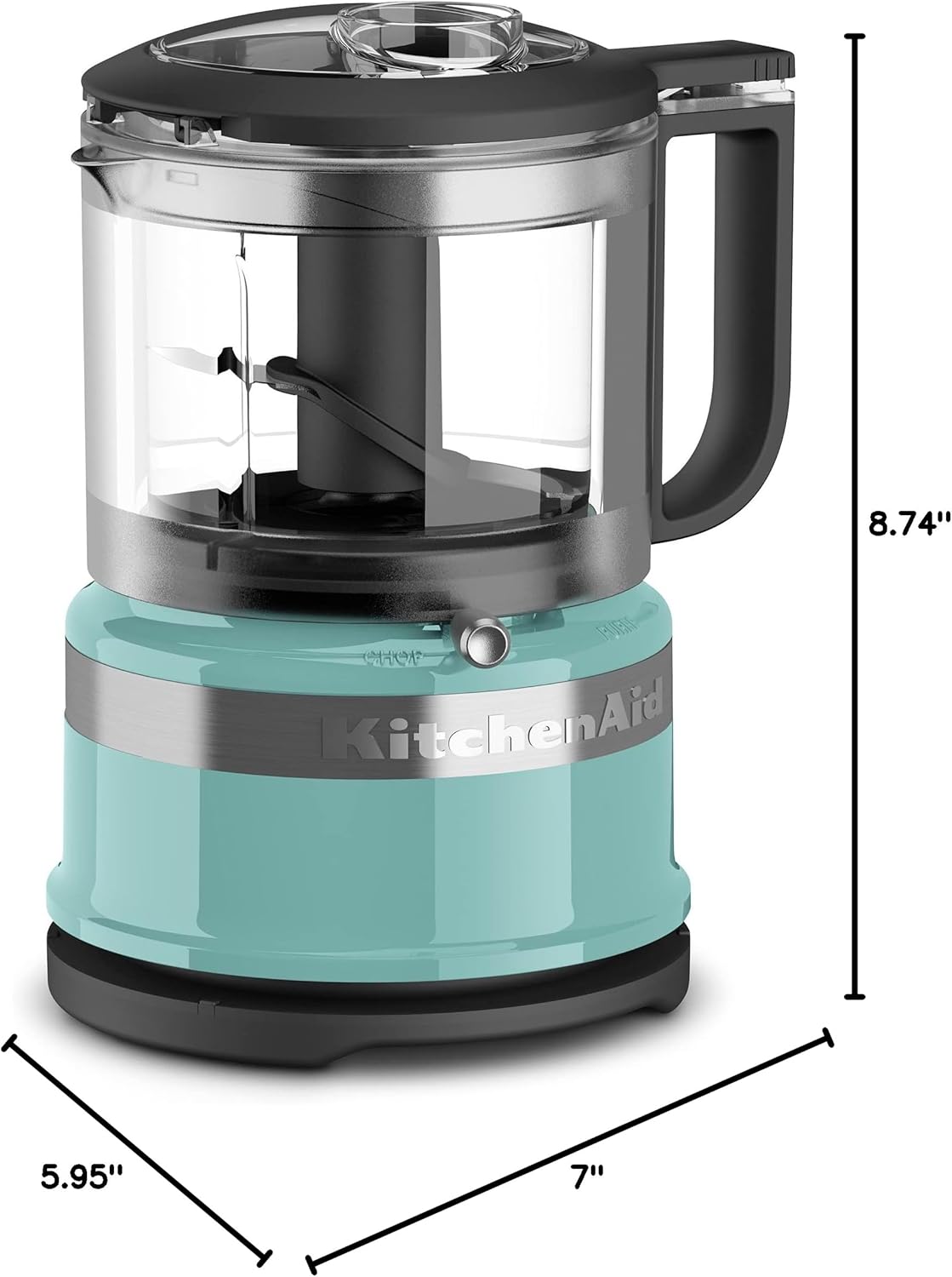 KitchenAid 3.5 Cup Food Chopper KFC3516AQ, Aqua Sky
