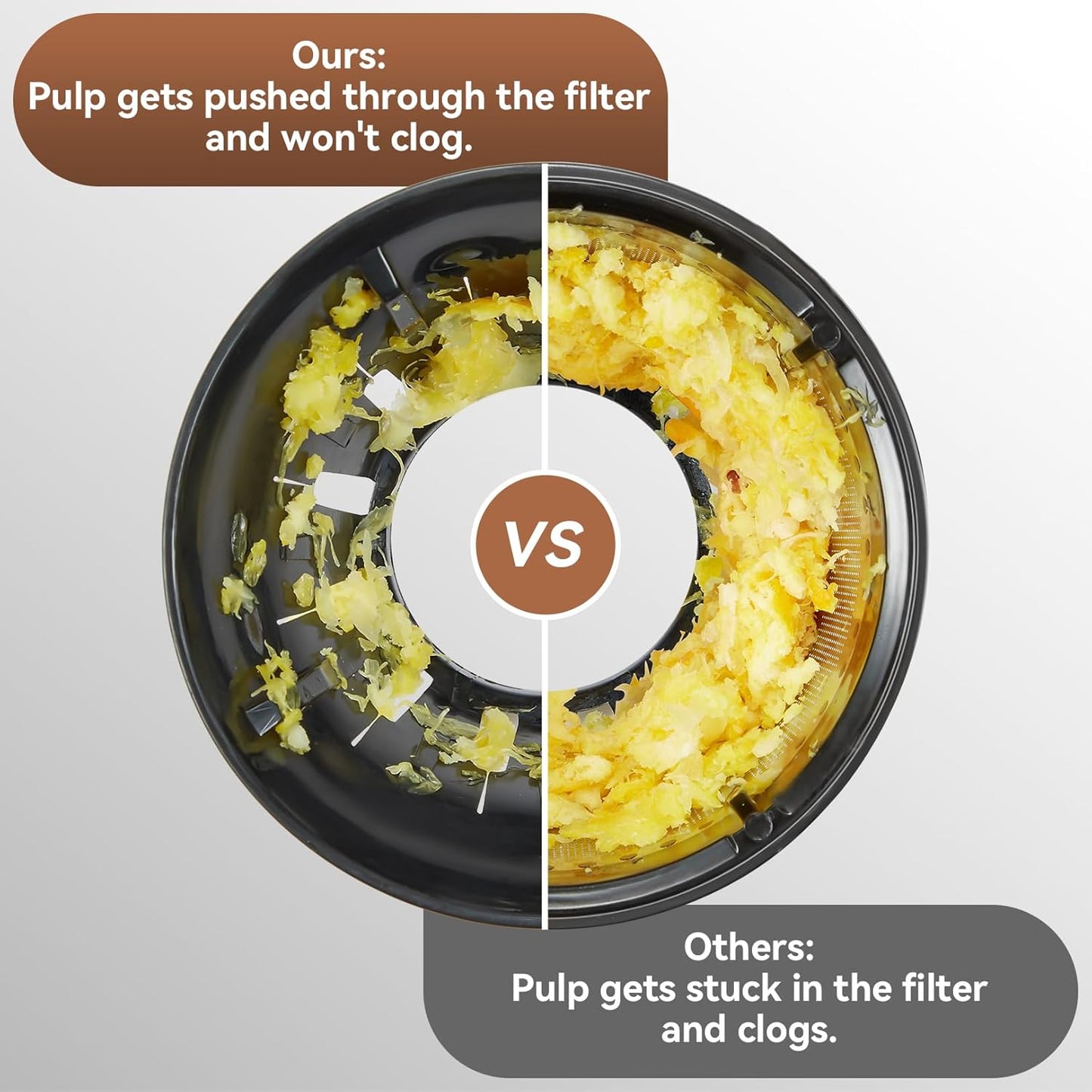 Slow Cold Press Juicer Attachment for KitchenAid Stand Mixer, 4.2" Large Feed Chute Fit Whole Vegetables & Fruits, Masticating Juicer Attachment for KitchenAid, Easy to Clean