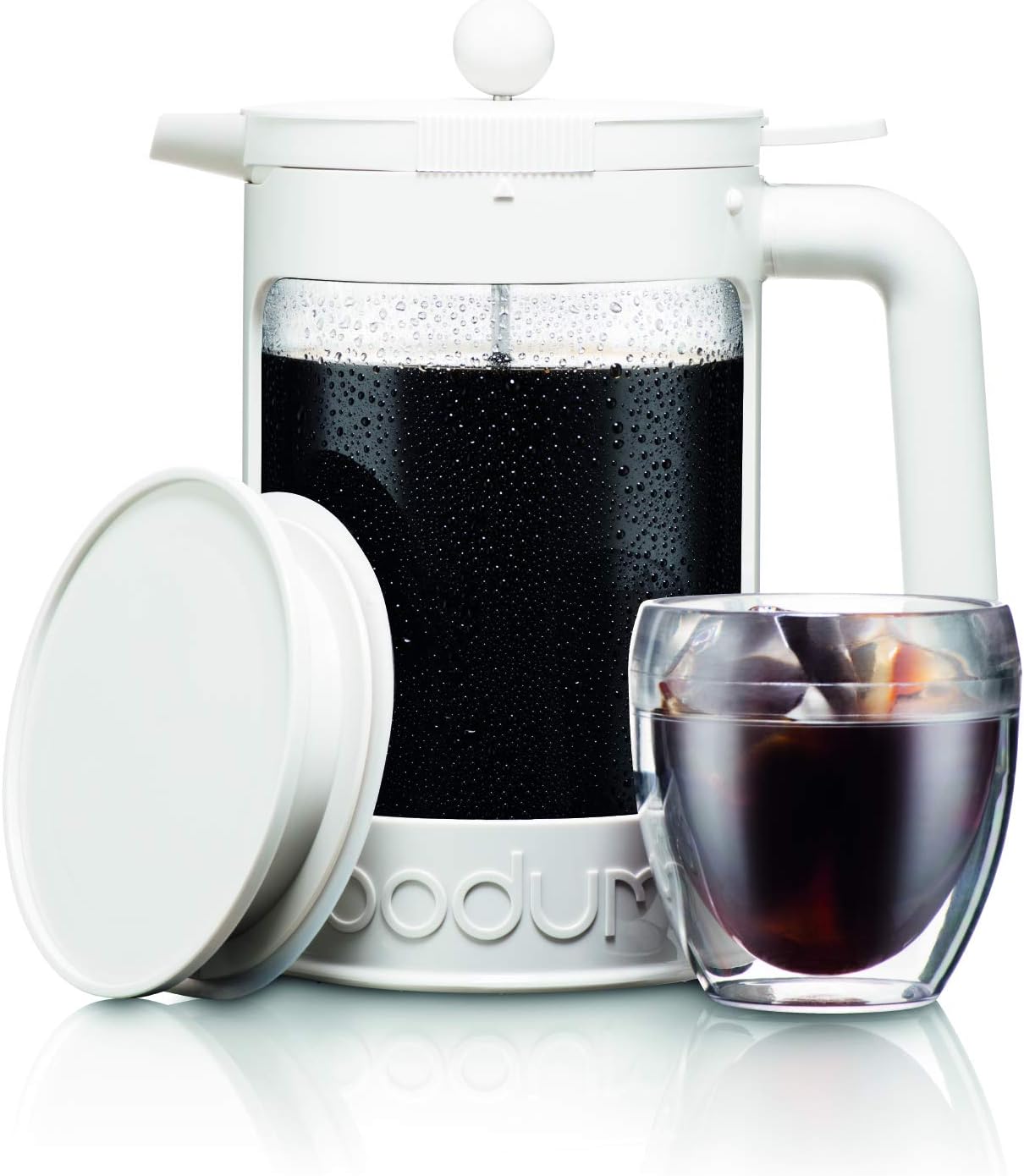 Bodum 51oz Cold Brew Coffee Maker, White - Made in Portugal