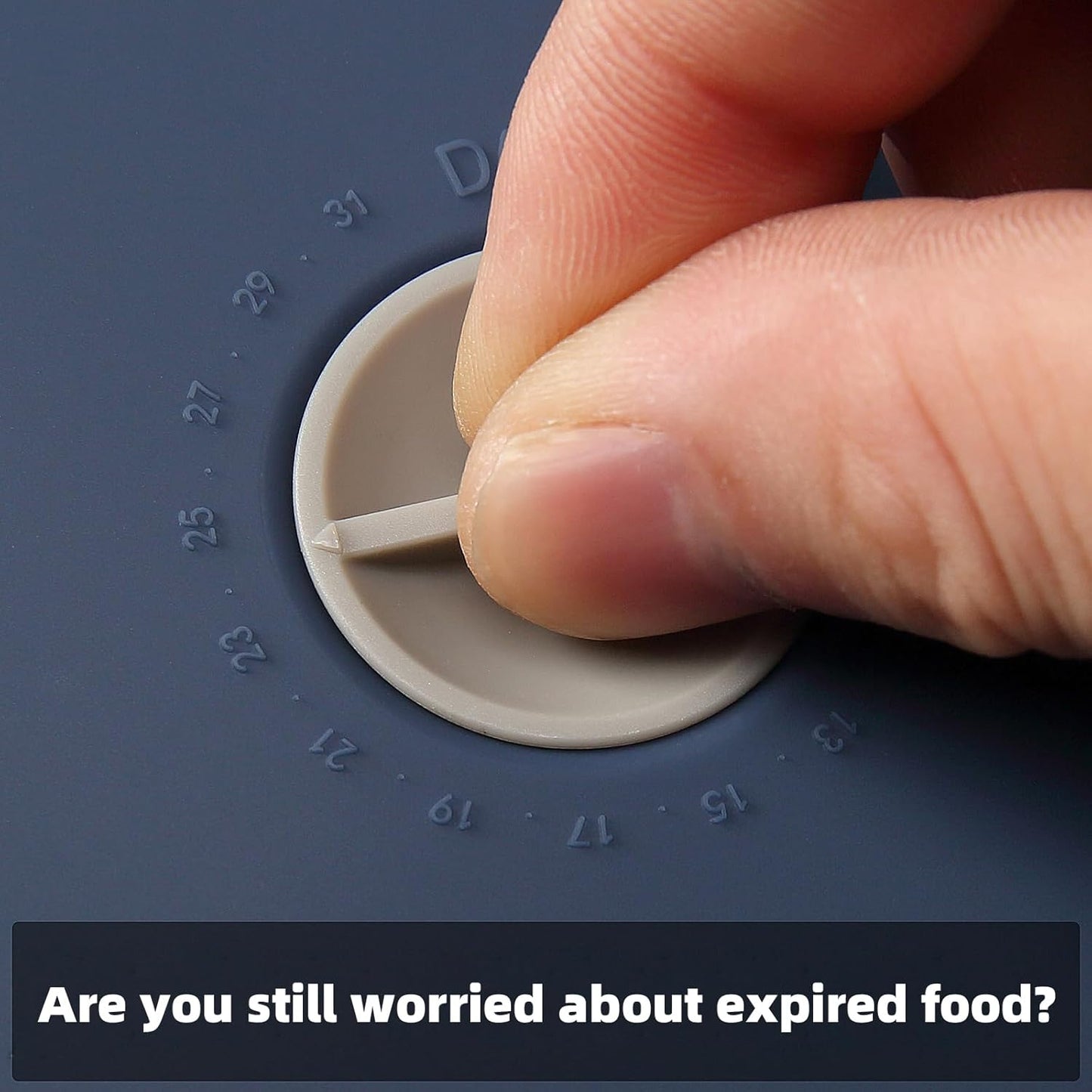 Replacement Lids for Pyrex 7202-PC 1 Cup, Silicone Round Storage Cover Lid for Anchor Hocking Glass Bowl 4 Pack with Date Mark Dark Blue