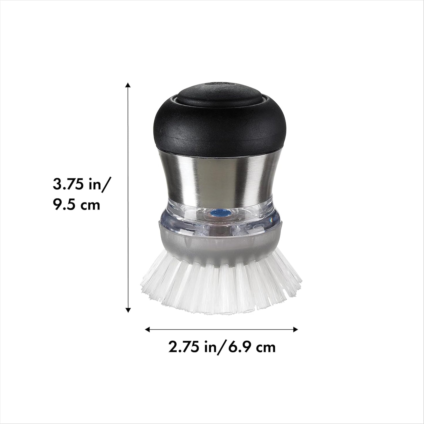 OXO Steel Soap Dispensing Palm Brush