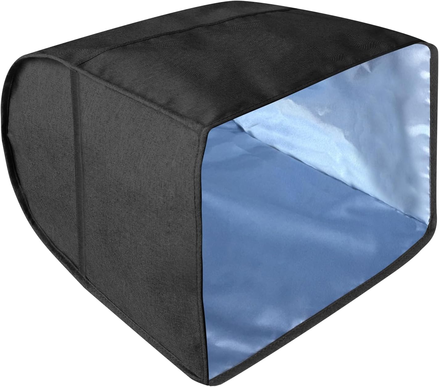 Stand Mixer Dust-proof Cover for KitchenAid Mixer，Multi Pockets for Various Kitchen Appliance Accessories，Water-resistant，Easy Cleaning (Black(New style), Fit for Tilt Head 4.5-5 Quart)