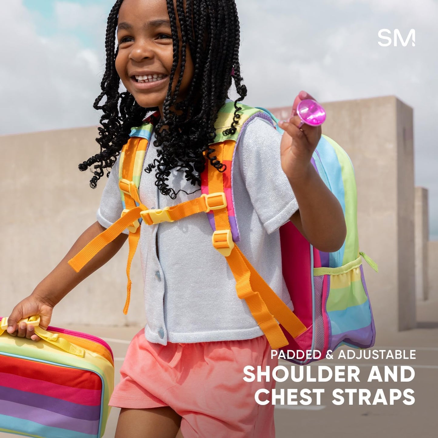 Simple Modern Medium Toddler Backpack for School Girls and Boys | Kindergarten Elementary Kids Backpack | Fletcher Collection | Kids - 15" tall | Sports Balls