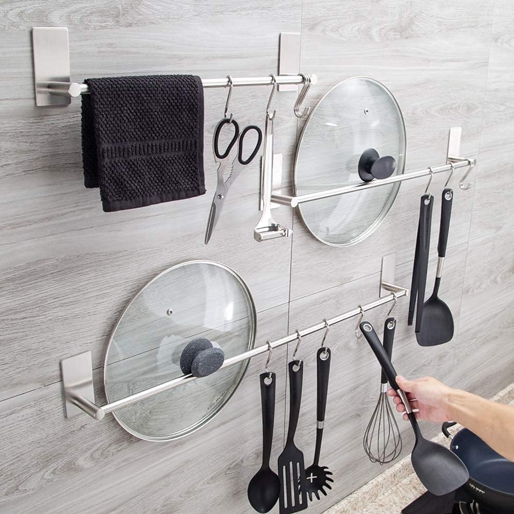 ARTOYS Stainless Steel S Hooks - Pack of 10, 3 Inches, 4mm Diameter, 50lbs Load Capacity - Electroplated Surface