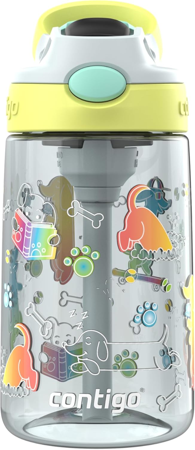 Contigo Kids Water Bottle with Redesigned AUTOSPOUT Straw, 14 oz