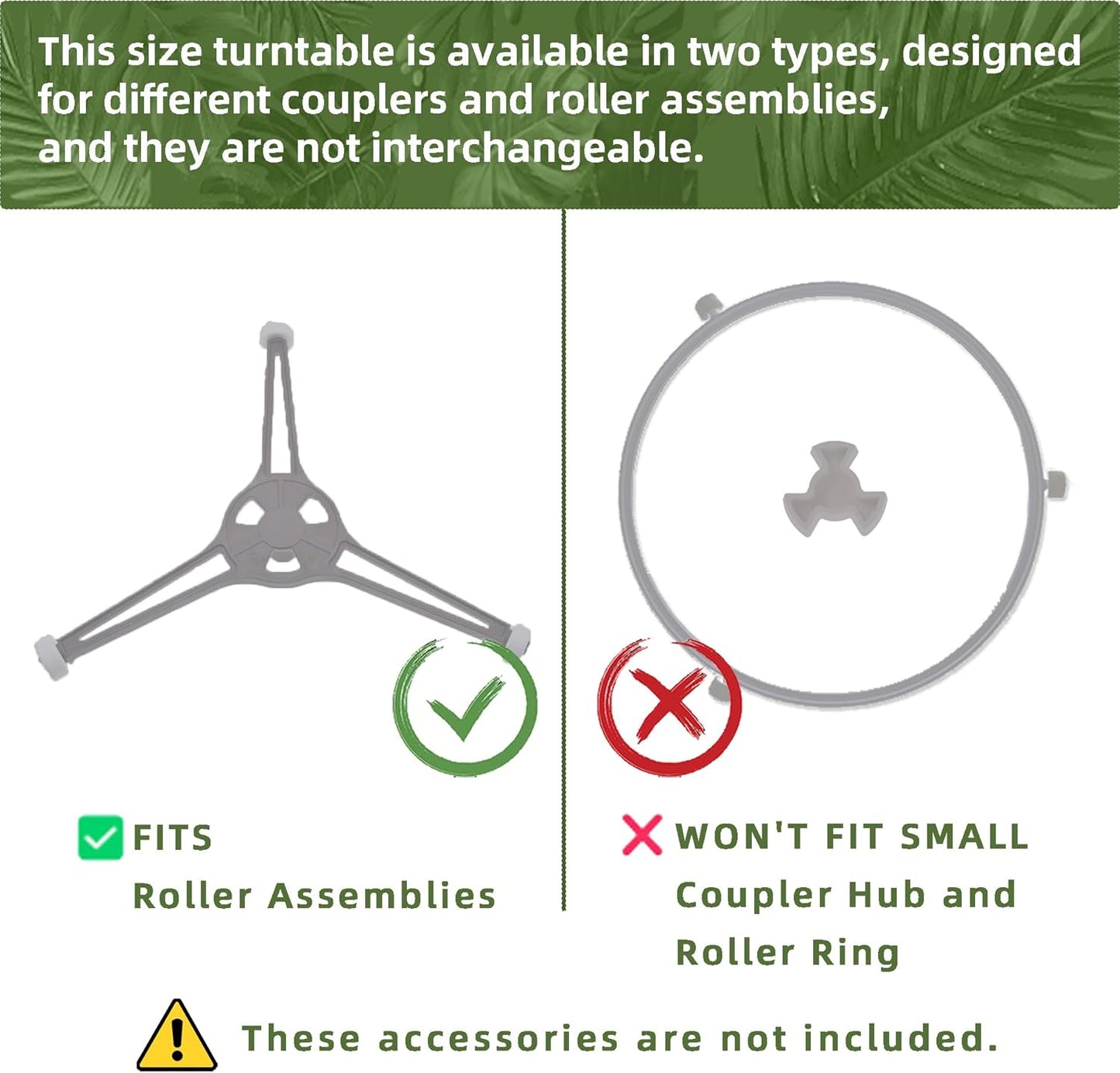 9.6" Microwave Turntable Plate Compatible with GE WB49X10134, 9 5/8 inch Replacement Microwave Glass Plate for LG 3390W1A035A 3390W1A035C and WPW10315165 Whirlpool Microwave Glass Tray