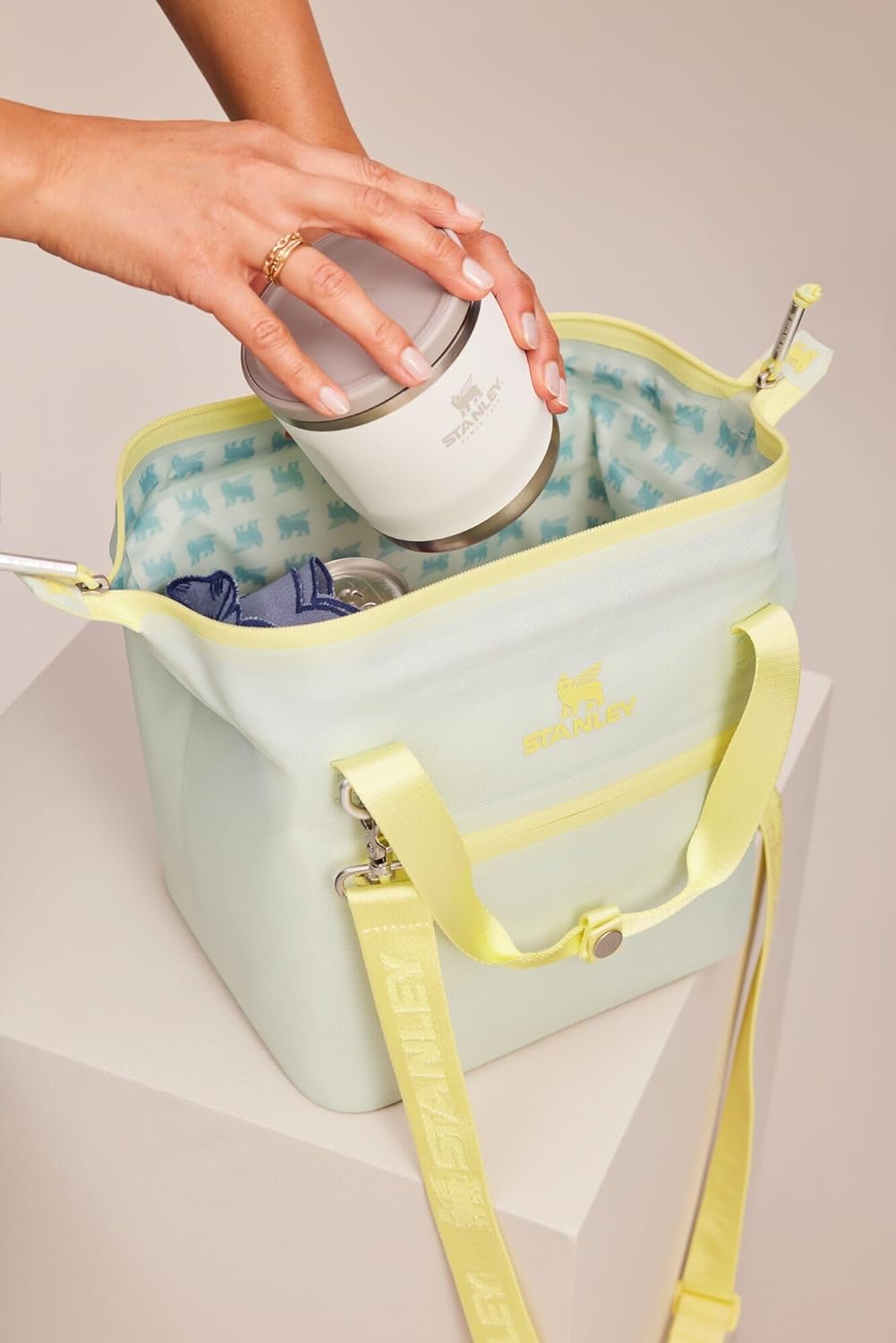 Stanley All Day Julienne Soft Cooler Bag and Lunch Box | Insulated Travel Bag with Zipper | BPA-Free