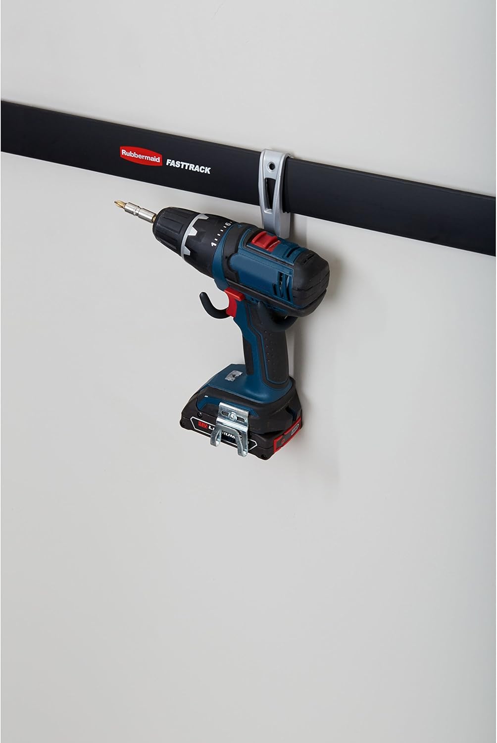 Rubbermaid Fasttrack Compact Hook for Garage Organization, Soft Grip, Ideal for Cords/Ropes/Small Hoses/Camping Chairs (Pack of 6)