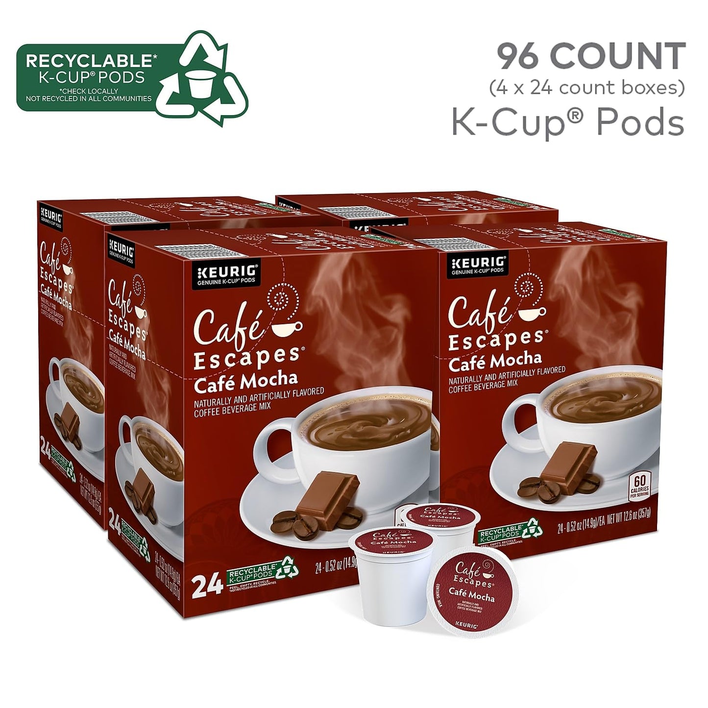 Green Mountain Café Escapes Café Mocha K-Cup