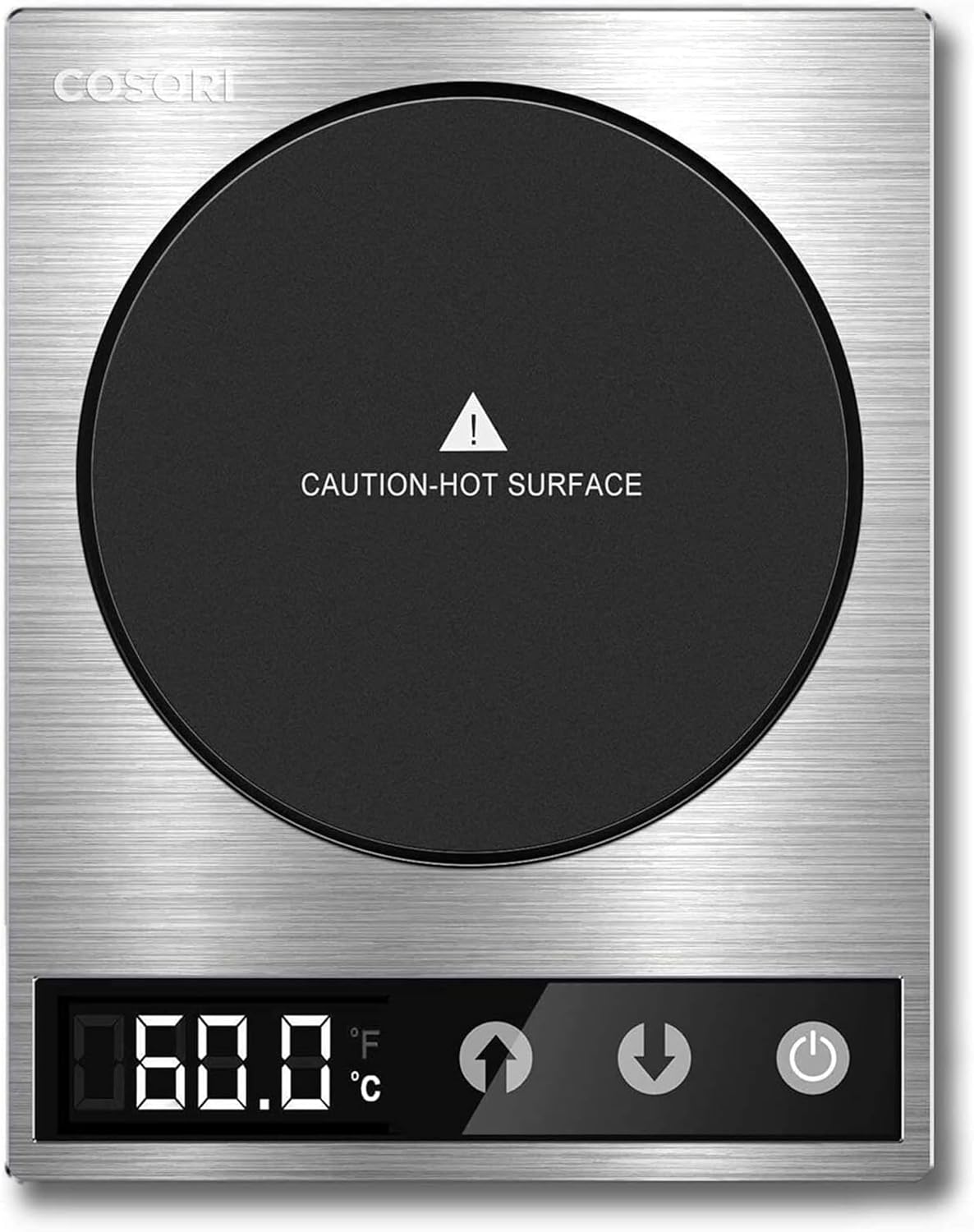 COSORI Coffee Mug Warmer for Desk, Digital Cup Heater, Coffee & Christmas Gifts, 1°F Precise Temperature Control, Touch Tech & LCD Digital Display (77-194℉), 304 Stainless Steel