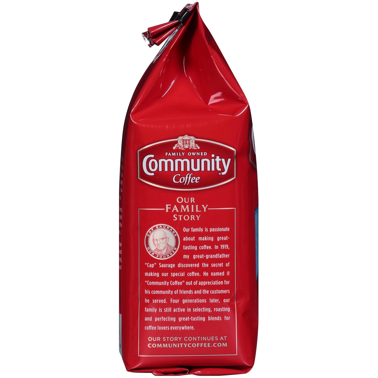 Community Coffee French Vanilla Flavored 72 Ounces, Medium Roast Ground Coffee, 12 Ounce Bag (Pack of 6)