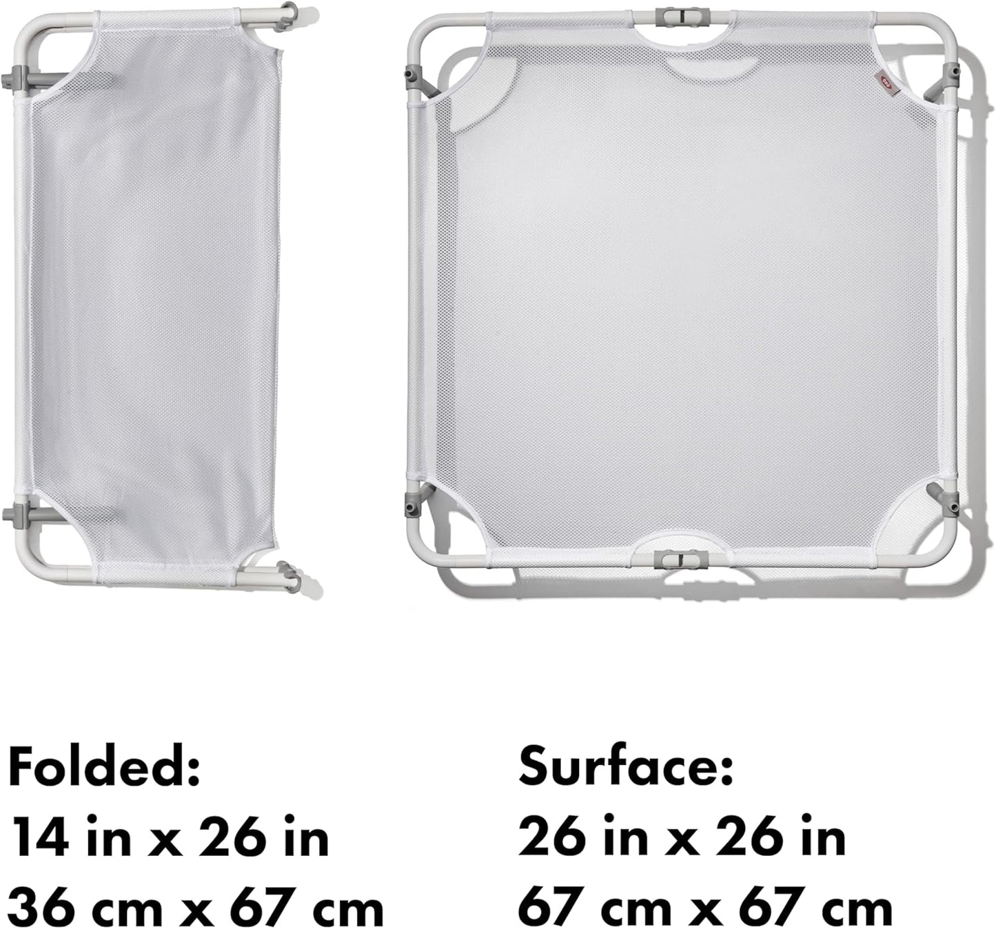 OXO Good Grips Folding Sweater Dryer, White, 26" sq. x 4-1/2" h