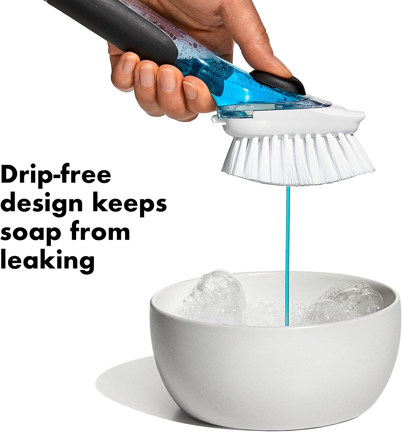 OXO New Good Grips Soap Dispensing Dish Brush Storage Set