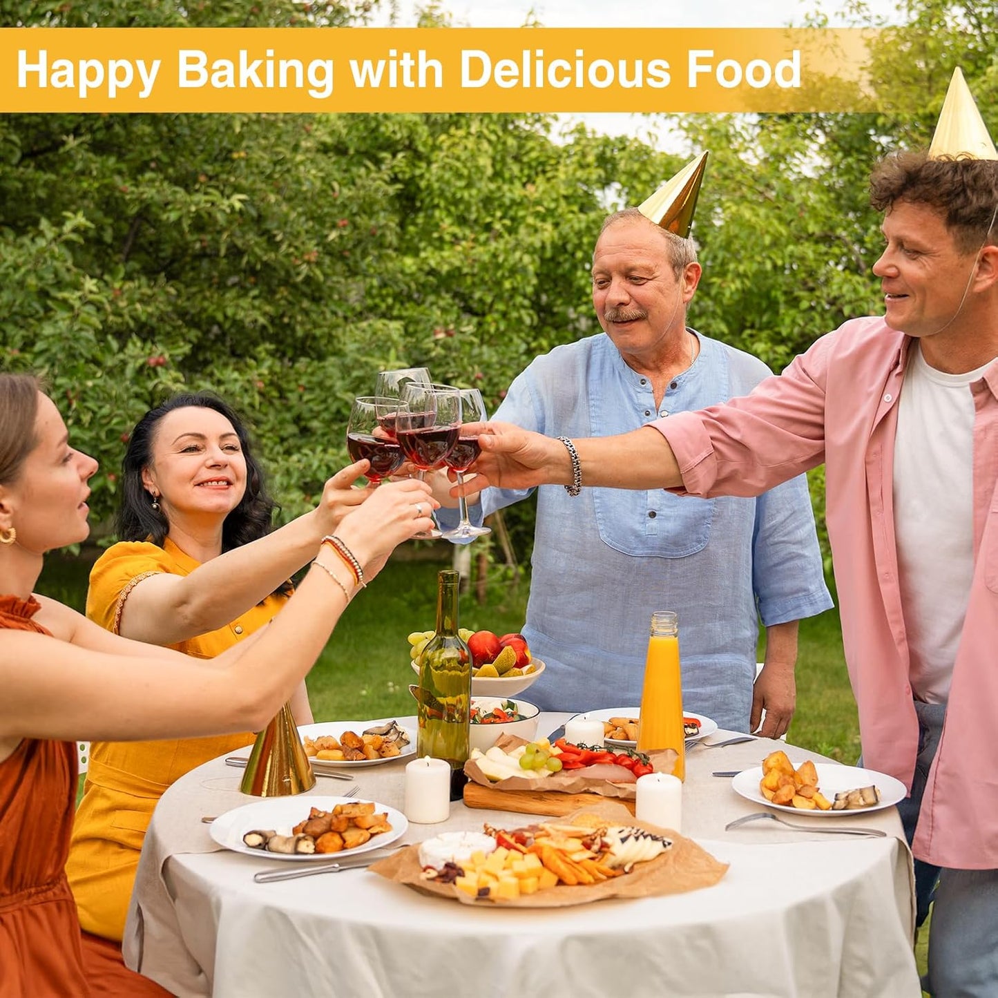 400 PCS Parchment Paper Sheets - OAMCEG 12x16 Inch Unbleached Pre-Cut Parchment Paper, No Chemical Non-Stick with a Silicone Brush, for Baking Grilling Bread Cup Cake Cookie