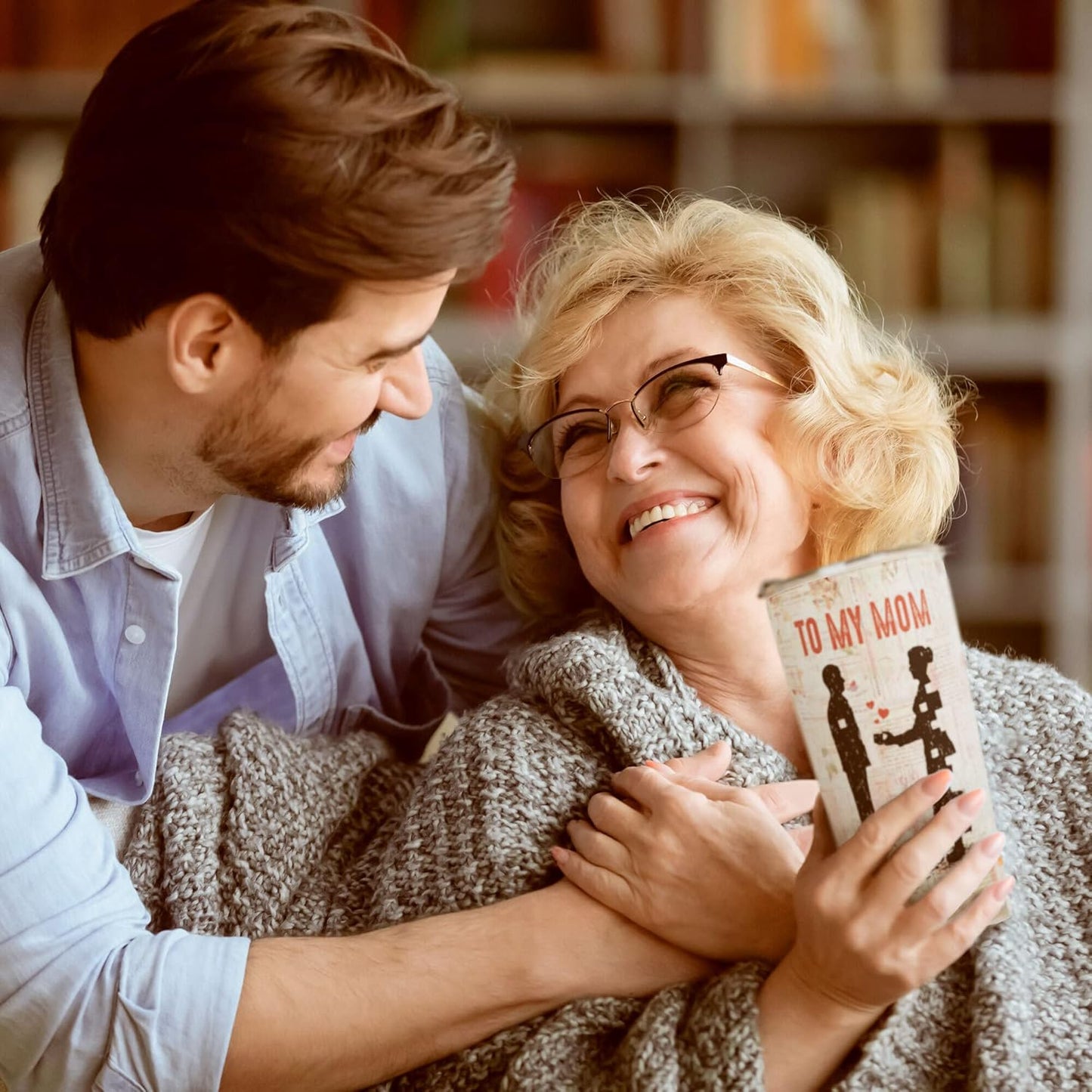 Macorner Mothers Day, Birthday Gifts for Mom, Women & Christmas Gifts From Son, Kids, Stainless Steel Tumbler 20oz