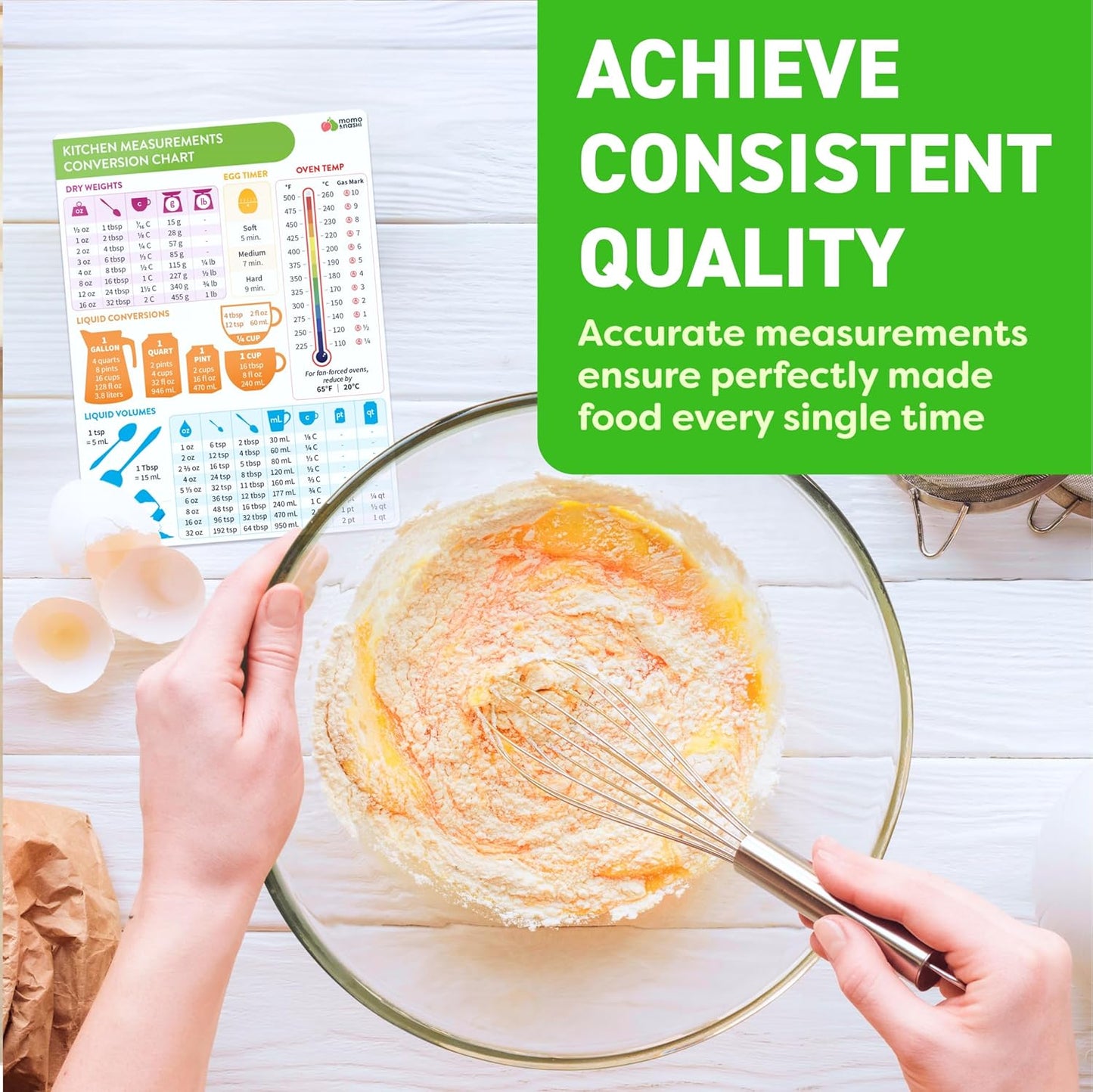 Kitchen Conversion Chart Magnet - Measurements Conversion Chart - Baking Supplies Baking Accessories Cooking Gadgets - Baking Kitchen Cooking Gifts for Women - Kitchen Gadgets