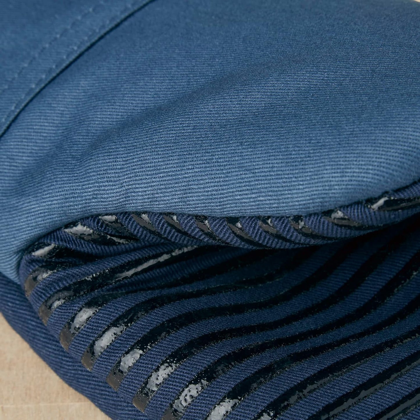 KitchenAid Beacon Two-Tone Non-Slip Oven Mitt Set, Navy/Ink, 5.75"x13", 2 Piece