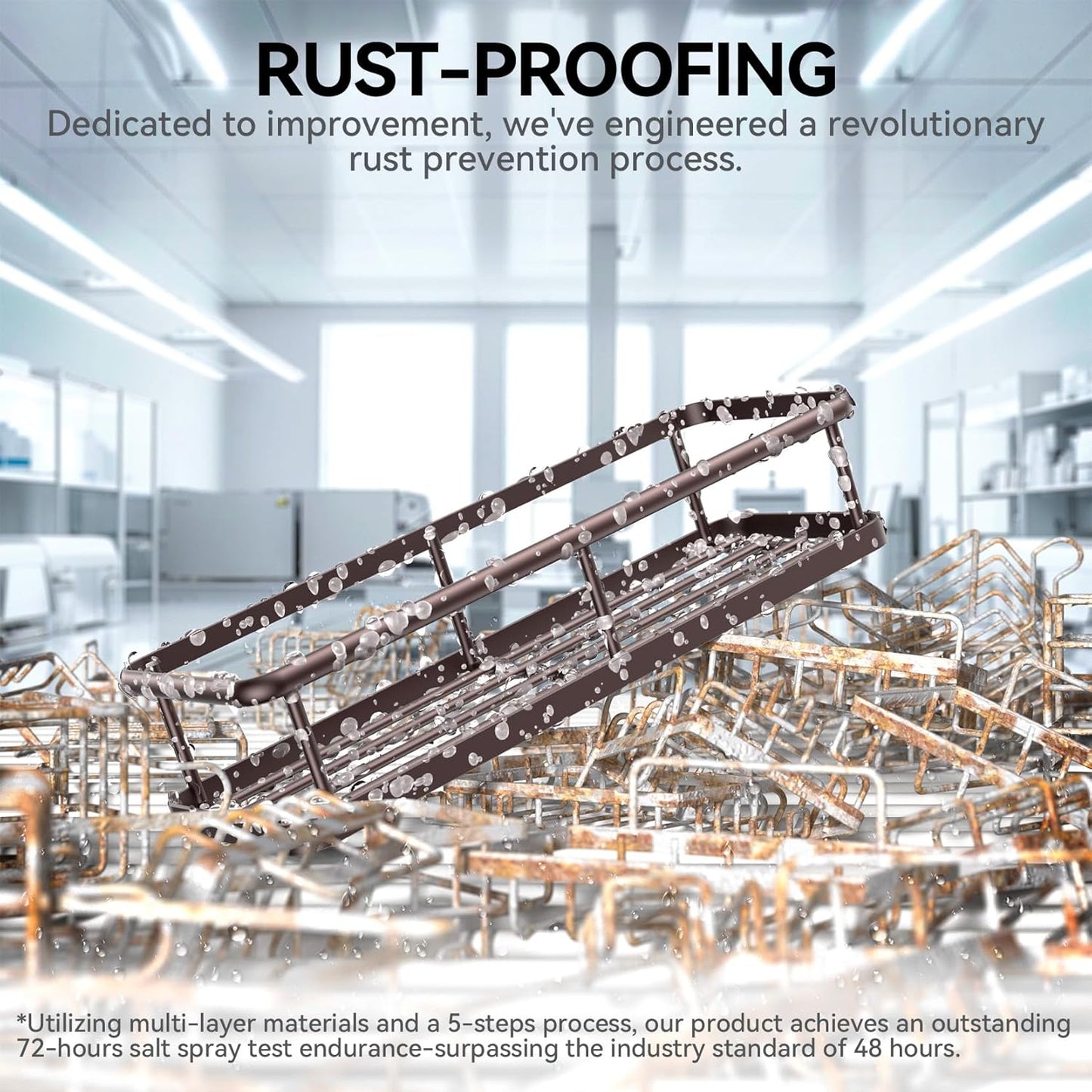 YASONIC Shower Caddy, 6 Pack Large Capacity shower Organizer with Soap Holder and 12 Hooks, Rustproof Shower Shelves for Inside Shower, No Drilling&Sleek Bathroom Organizers and Storage Bronze