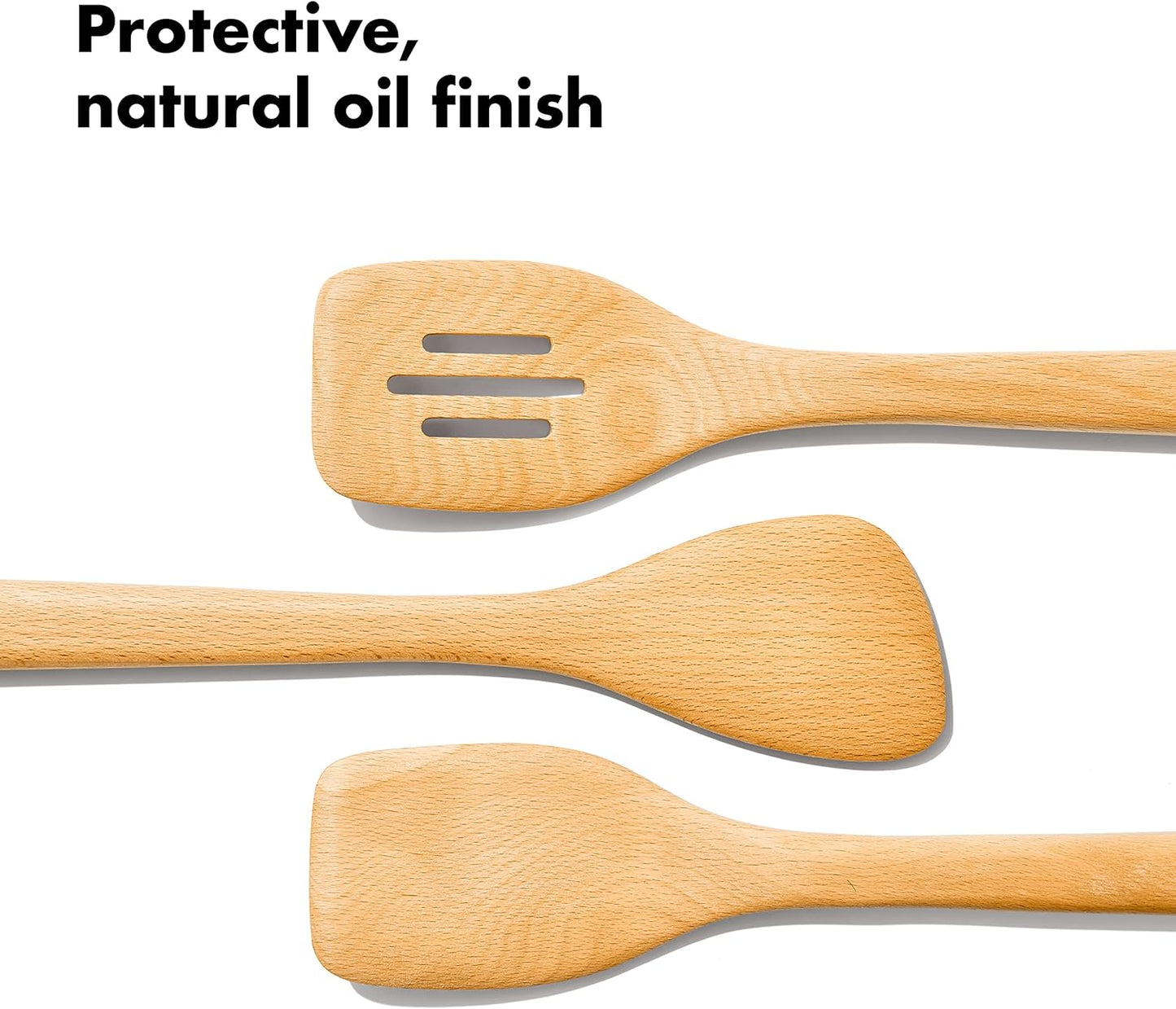 OXO Good Grips 3-Piece Wooden Turner Set
