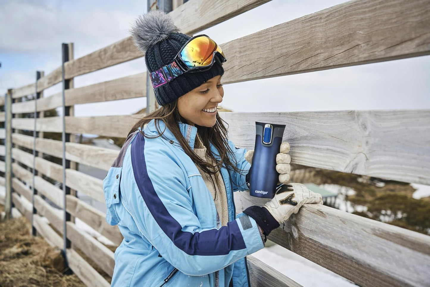 Contigo West Loop Autoseal Travel Mug, Stainless Steel Thermal Mug, Vacuum Flask, Leakproof Tumbler, Coffee Mug with BPA-Free Easy-Clean Lid