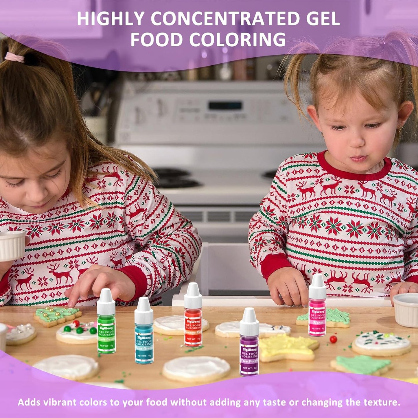Gel Food Coloring - 15 Colors Flavorless Gel Based Food Color Dye, Vibrant Edible Concentrated Food Coloring for Cake Cookie Decorating, Easter Egg, Icing, Fondant, Christmas Baking, Macaron (6g/Bottle) - Vegan