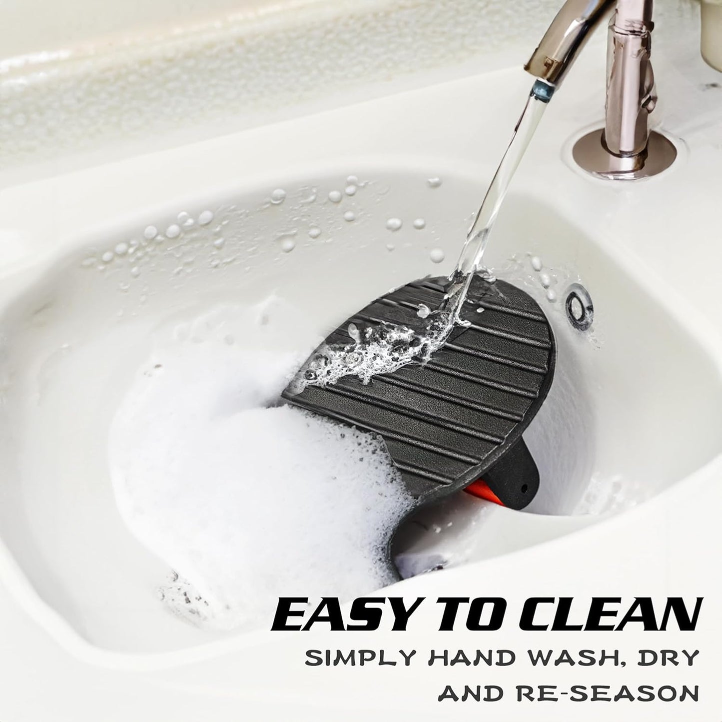 vivicreate 7 inch Burger Smasher,Patty Smasher,Hamburger Smasher Press,Griddle Press, Bacon Press, Grill Press, Burger Press,Meat Press, cast Iron Grill Press, Barbecue Press, with Wooden Handle