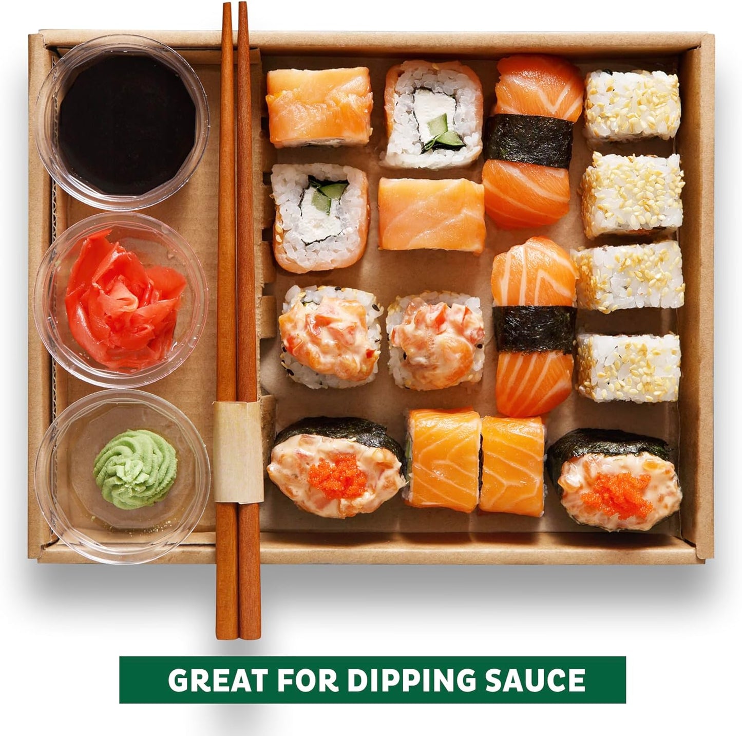 Freshware Plastic Portion Cups with Lids [2 Ounce, 400 Set] Disposable Plastic Cups for Meal Prep, Salad Dressing, Jellos Shot Cup, Condiment and Dipping Sauce Cup