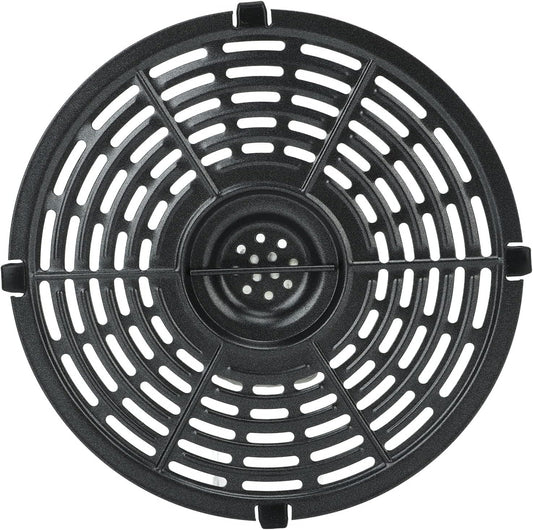 Focket 21.6cm 8.5 Inch Air Fryer Replacement Crisper Plate, Non Stick Coating Pan Air Fryer Grill Pan Air Fryer Grill Plate for Steak, Dishwasher , Air Fryer Accessories Tray