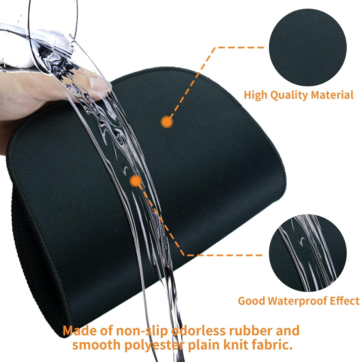 Sliding Mat for Kitchenaid Mixer, Mixer Mover Slider Pad 4.5-5 Qt Tilt-Head Stand Kitchen Appliance Mat, Aid Accessories with White Cord Organizer