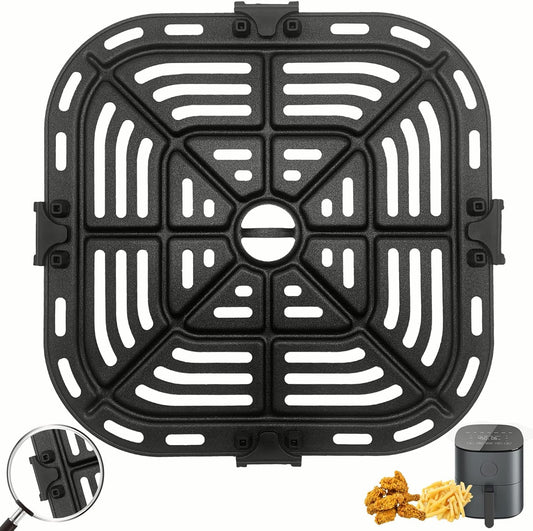 Air Fryer Replacement Grill Pan Fit for COSORI Air Fryer 5 QT, Air Fryer Rack Replacement Parts Accessories Grill Plate Crisper Plate Tray, Non-Stick, Dishwasher Safe…