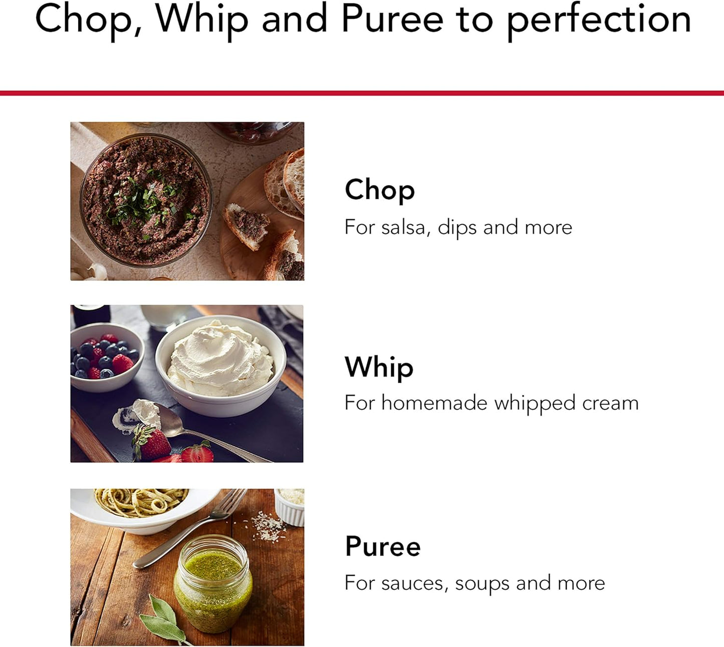 KitchenAid 5 Cup Food Chopper Cordless KFCB519ER, Empire Red