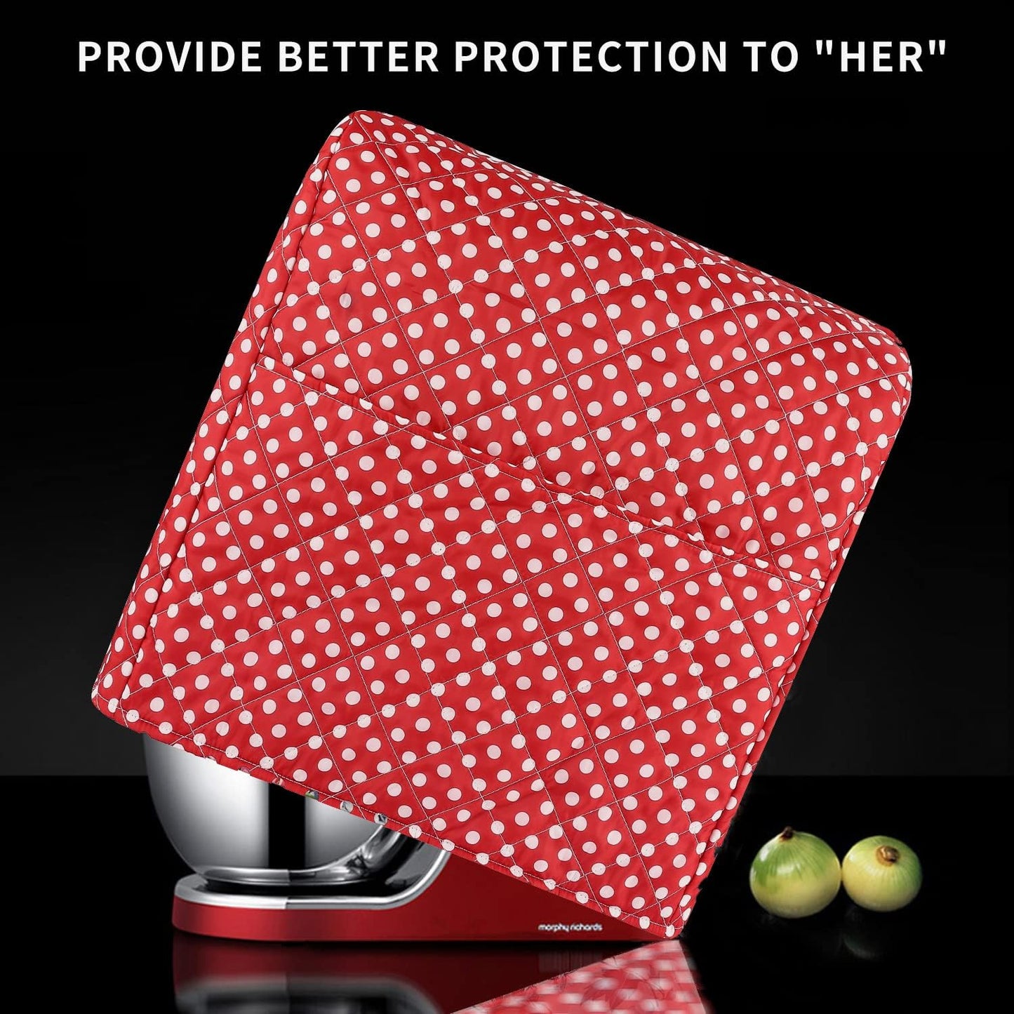 KitchenAid Mixer Cover - Compatible With 5-8 Quart Mixer, Includes Pockets