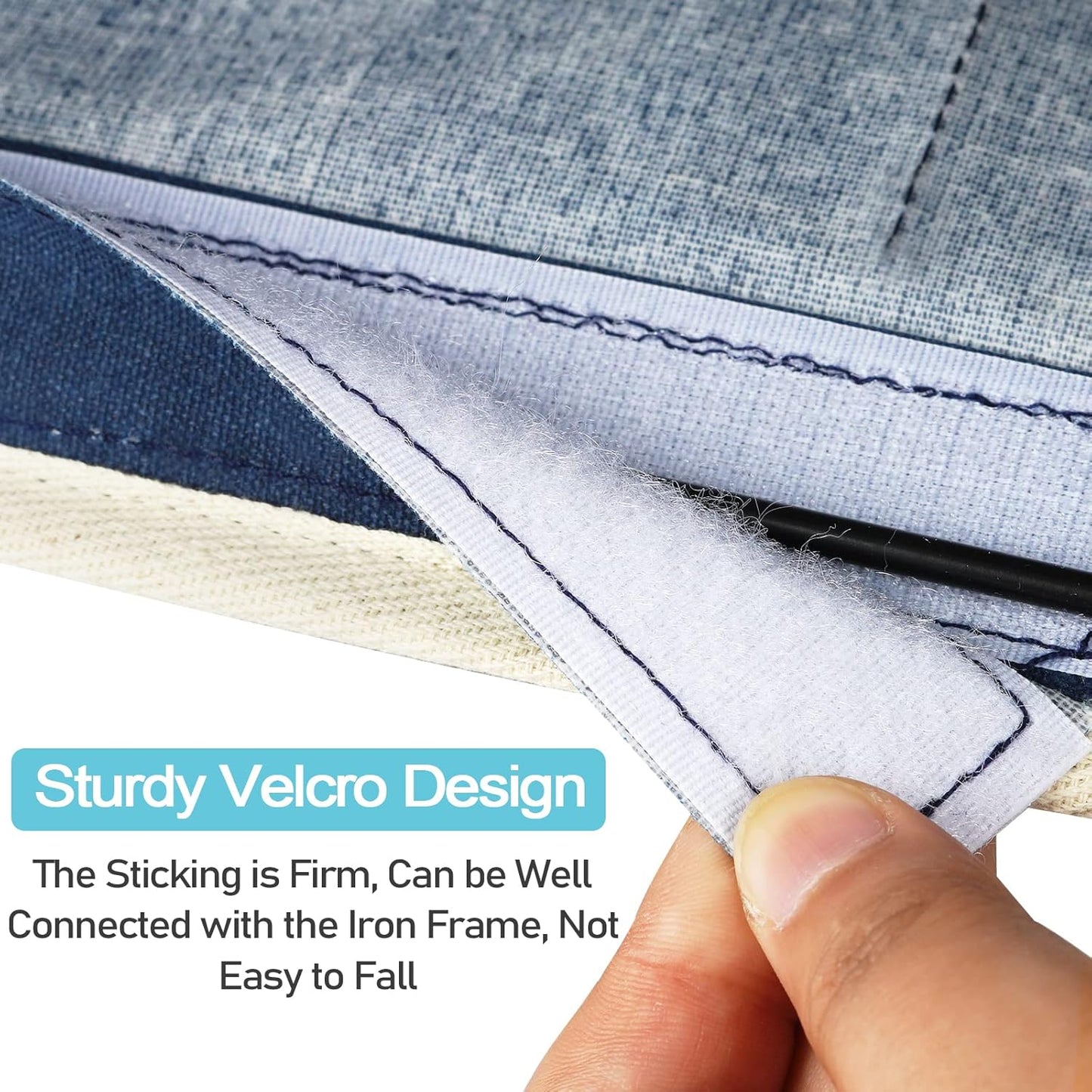 Loghot Bedside Caddy/Bedside Storage Bag Hanging Organizer for Bunk and Hospital Beds,Dorm Rooms Bed Rails,Can be Placed Glasses,Books,Mobile Phones,Keys (Navy Blue)