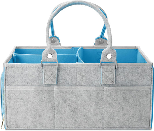 Mr. Pen- Baby Diaper Caddy Organizer, Blue Inside, Diaper Organizer, Car Diaper Caddy