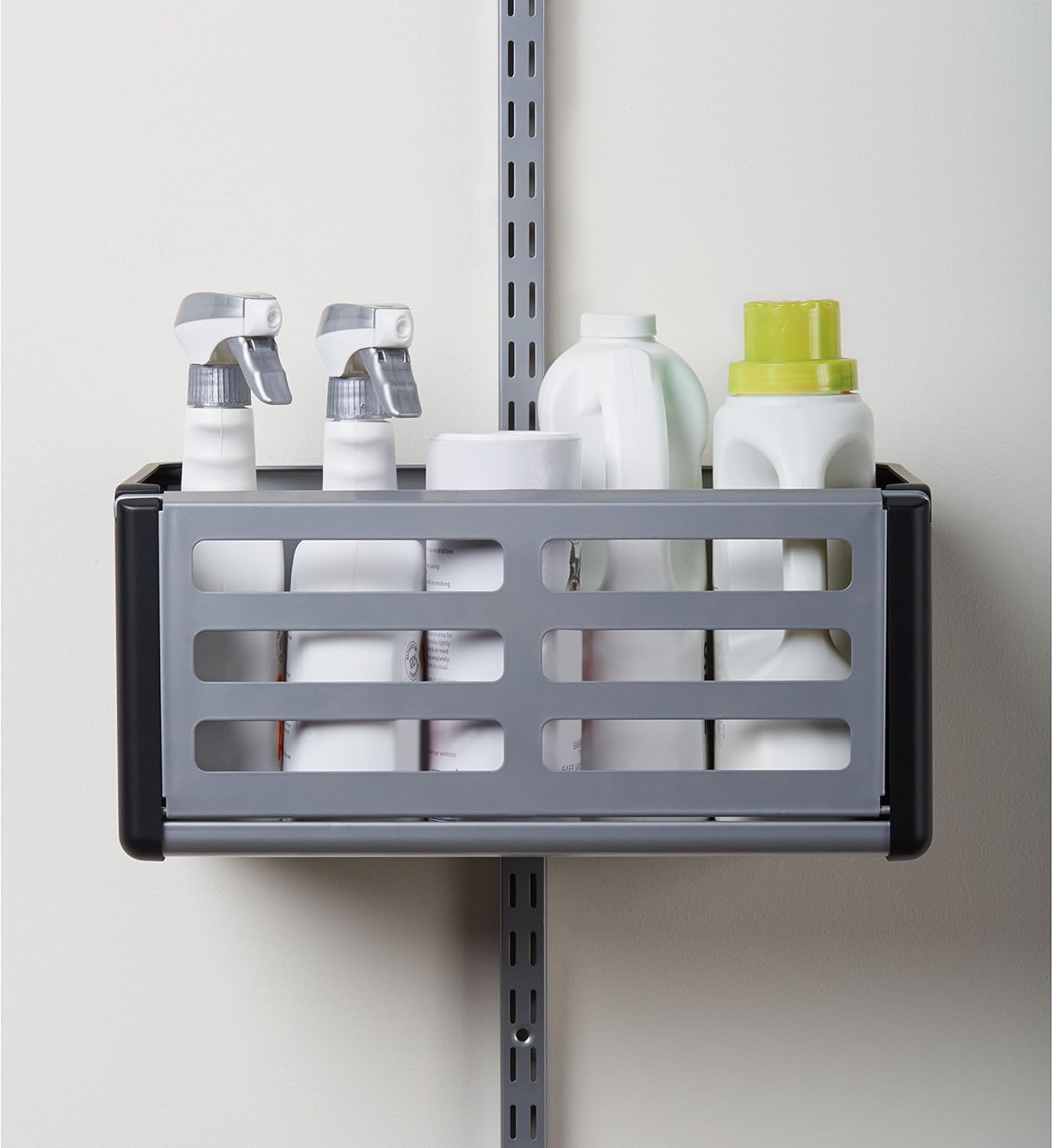 Rubbermaid FastTrack Rail Access Bin Garage Organization Bin for Sports Equipment/Gardening Supplies/Shed/Home/Garage/Item Storage