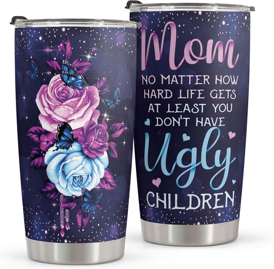 Macorner Mothers Day Gifts for Mom - Stainless Steel Tumbler 20oz For Women - Birthday for Wife Grandma Nana From Daughter Son Kid