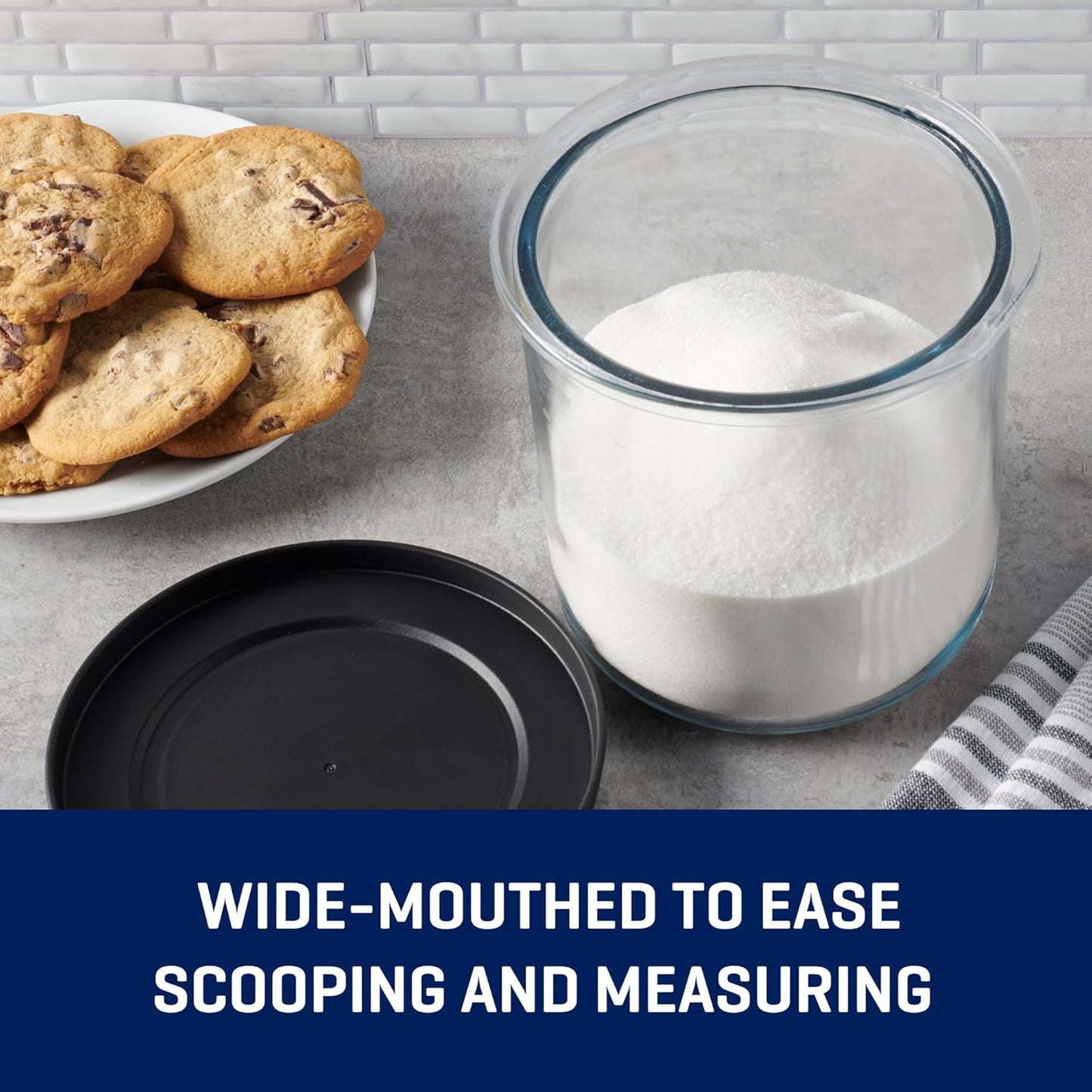 Anchor Hocking 2PK, 3QT Goode Sundry Jar with Lid