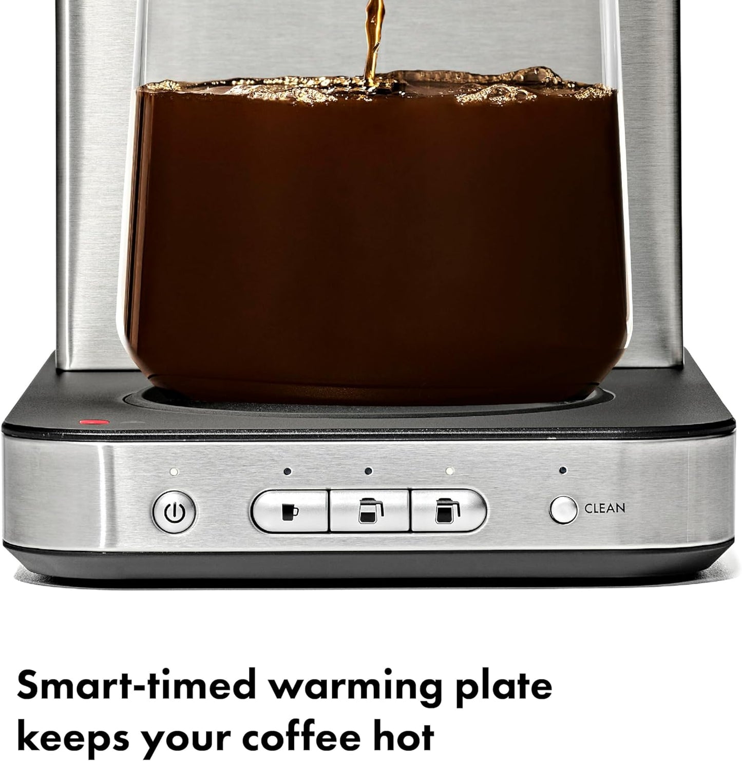 OXO Brew 8-Cup Coffee Maker with Podless Single-Serve Function and Glass Carafe - SCA Certified