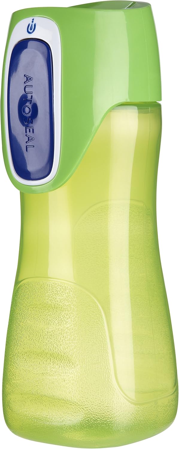 Contigo AUTOSEAL Trekker Kids Water Bottles, 14 oz., Granny Smith and Nautical (Pack of 8)