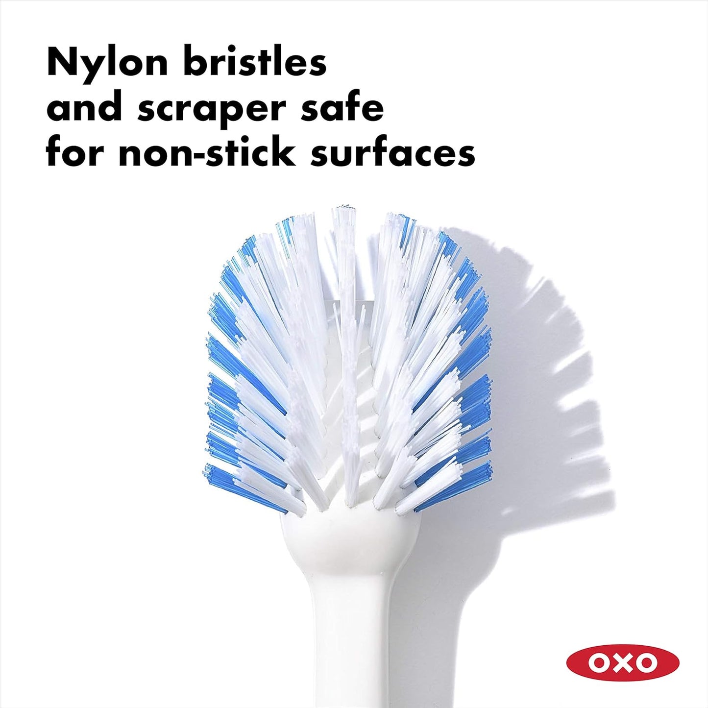 OXO Good Grips Dish Brush, White/Black (Pack of 2)